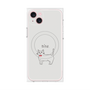 プレミアムパネル with MagSafe［ 蝶ネクタイねこ - White ］