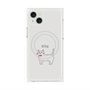 プレミアムパネル with MagSafe［ 蝶ネクタイねこ - White ］