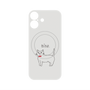 プレミアムパネル with MagSafe［ 蝶ネクタイねこ - White ］