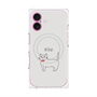プレミアムパネル with MagSafe［ 蝶ネクタイねこ - White ］