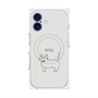 プレミアムパネル with MagSafe［ 蝶ネクタイねこ - White ］