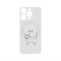 プレミアムパネル with MagSafe［ 蝶ネクタイねこ - White ］