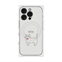 プレミアムパネル with MagSafe［ 蝶ネクタイねこ - White ］