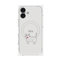 プレミアムパネル with MagSafe［ 蝶ネクタイねこ - White ］