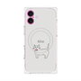 プレミアムパネル with MagSafe［ 蝶ネクタイねこ - White ］