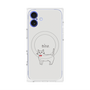 プレミアムパネル with MagSafe［ 蝶ネクタイねこ - White ］