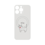 プレミアムパネル with MagSafe［ 蝶ネクタイねこ - White ］