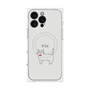 プレミアムパネル with MagSafe［ 蝶ネクタイねこ - White ］