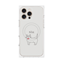 プレミアムパネル with MagSafe［ 蝶ネクタイねこ - White ］