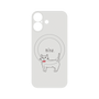 プレミアムパネル with MagSafe［ 蝶ネクタイねこ - White ］