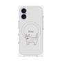 プレミアムパネル with MagSafe［ 蝶ネクタイねこ - White ］