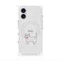 プレミアムパネル with MagSafe［ 蝶ネクタイねこ - White ］