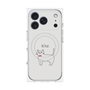 プレミアムパネル with MagSafe［ 蝶ネクタイねこ - White ］