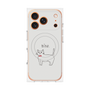 プレミアムパネル with MagSafe［ 蝶ネクタイねこ - White ］