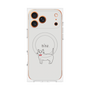 プレミアムパネル with MagSafe［ 蝶ネクタイねこ - White ］