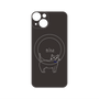 プレミアムパネル with MagSafe［ 蝶ネクタイねこ - Black ］