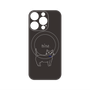 プレミアムパネル with MagSafe［ 蝶ネクタイねこ - Black ］