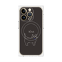 プレミアムパネル with MagSafe［ 蝶ネクタイねこ - Black ］