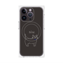 プレミアムパネル with MagSafe［ 蝶ネクタイねこ - Black ］