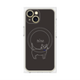 プレミアムパネル with MagSafe［ 蝶ネクタイねこ - Black ］