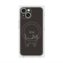 プレミアムパネル with MagSafe［ 蝶ネクタイねこ - Black ］