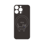 プレミアムパネル with MagSafe［ 蝶ネクタイねこ - Black ］