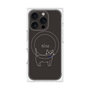 プレミアムパネル with MagSafe［ 蝶ネクタイねこ - Black ］