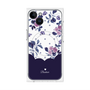 プレミアムパネル with MagSafe［ ツインドットフラワー - Navy ］