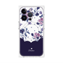 プレミアムパネル with MagSafe［ ツインドットフラワー - Navy ］