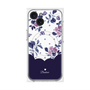 プレミアムパネル with MagSafe［ ツインドットフラワー - Navy ］