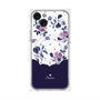プレミアムパネル with MagSafe［ ツインドットフラワー - Navy ］