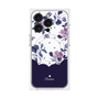 プレミアムパネル with MagSafe［ ツインドットフラワー - Navy ］
