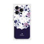プレミアムパネル with MagSafe［ ツインドットフラワー - Navy ］