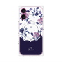 プレミアムパネル with MagSafe［ ツインドットフラワー - Navy ］