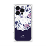 プレミアムパネル with MagSafe［ ツインドットフラワー - Navy ］