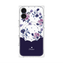 プレミアムパネル with MagSafe［ ツインドットフラワー - Navy ］