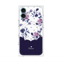 プレミアムパネル with MagSafe［ ツインドットフラワー - Navy ］