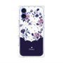 プレミアムパネル with MagSafe［ ツインドットフラワー - Navy ］