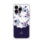 プレミアムパネル with MagSafe［ ツインドットフラワー - Navy ］