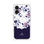 プレミアムパネル with MagSafe［ ツインドットフラワー - Navy ］