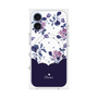 プレミアムパネル with MagSafe［ ツインドットフラワー - Navy ］
