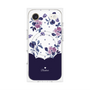 プレミアムパネル with MagSafe［ ツインドットフラワー - Navy ］
