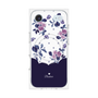 プレミアムパネル with MagSafe［ ツインドットフラワー - Navy ］