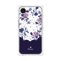 プレミアムパネル with MagSafe［ ツインドットフラワー - Navy ］