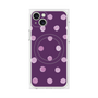 プレミアムパネル with MagSafe［ 水彩ドット・レトロカラー - Purple ］