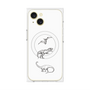 プレミアムパネル with MagSafe［ Dinosaurs No.1 - White ］