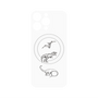 プレミアムパネル with MagSafe［ Dinosaurs No.1 - White ］