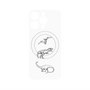 プレミアムパネル with MagSafe［ Dinosaurs No.1 - White ］
