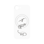 プレミアムパネル with MagSafe［ Dinosaurs No.1 - White ］