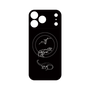 プレミアムパネル with MagSafe［ Dinosaurs No.1 - Black ］